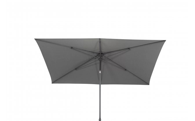 Parasol 200x300 aluminiowy pochylany CIEMNOSZARY AZZURRO 4so