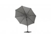 Parasol z boczną noga antracyt i taupe poszyciem ośmiokątny 350 SIESTA 4so