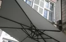Parasol ogrodowy 300x300 cm ekskluzywny SIESTA PREMIUM noga antracyt / poszycie antracyt