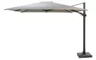 Parasol ogrodowy 300x300 cm ekskluzywny SIESTA PREMIUM noga antracyt / poszycie TAUPE