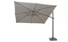 Parasol ogrodowy 300x300 cm ekskluzywny SIESTA PREMIUM noga antracyt / poszycie TAUPE