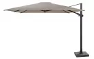 Parasol ogrodowy 300x300 cm ekskluzywny SIESTA PREMIUM noga antracyt / poszycie TAUPE