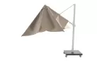 Parasol ogrodowy 300x300 cm ekskluzywny SIESTA PREMIUM noga BIAŁA / poszycie PIASKOWY