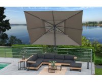 Parasol noga boczna 4x3 m HACIENDA 4so taupe