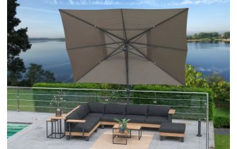 Parasol noga boczna 4x3 m HACIENDA 4so taupe