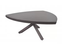 Trójkątny stół 170x170 aluminiowy ciemnoszary MOJITO 