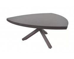 Trójkątny stół 170x170 aluminiowy ciemnoszary MOJITO 