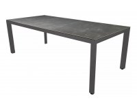 Aluminiowy stół ogrodowy antracytowy z blatem ceramicznym MOJITO 220