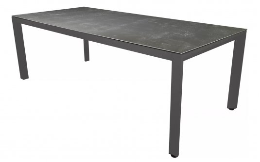 Aluminiowy stół ogrodowy antracytowy z blatem ceramicznym MOJITO 220 Aluminiowy stół ogrodowy antracytowy z blatem ceramicznym MOJITO 220
