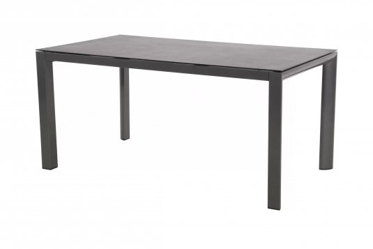 Aluminiowy stół ogrodowy antracytowy z blatem ceramicznym MOJITO 160