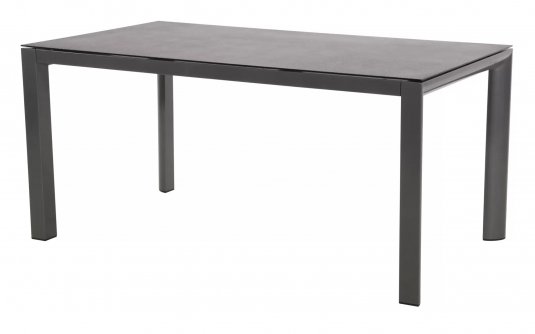 Aluminiowy stół ogrodowy antracytowy z blatem ceramicznym MOJITO 160