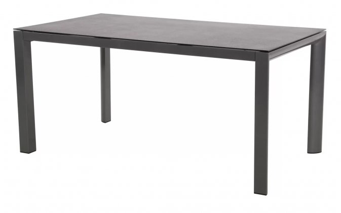 Aluminiowy stół ogrodowy antracytowy z blatem ceramicznym MOJITO 160