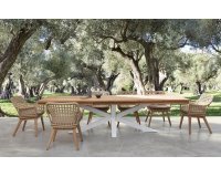 Zestaw z rozkladanym stołem PALMDALE krzesła MADISON 