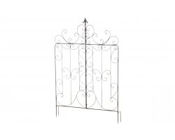 Płotek metalowy retro prowansalski ogrodowy wbijany BRĄZ METALICZNY Mandi