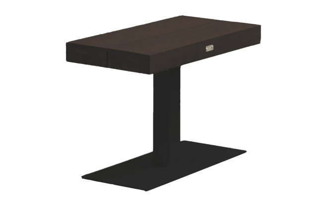 Aluminiowy stolik kawowy 60x30 cm FITZ LIFE ANTRACYT