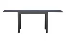 Grafitowe SPALATO stół ogrodowy aluminiowy rozkładany 104–208×75