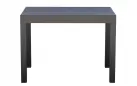 Grafitowe SPALATO stół ogrodowy aluminiowy rozkładany 104–208×75