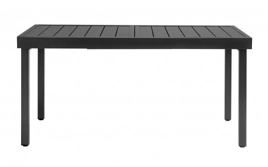 PELLA stół ogrodowy metalowy rozkładany 156–213×95 cm antracytowy dla 8 osób PELLA stół ogrodowy metalowy rozkładany 156–213×95 cm antracytowy dla 8 osób