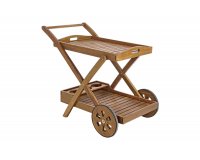 Wóżek na drinki ogrodowy z drewna akacji NOEMI bizzotto