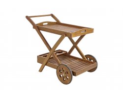 Wóżek na drinki ogrodowy z drewna akacji NOEMI bizzotto