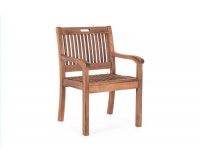 Fotel obiadowy z drewna akacji NOEMI bizzotto