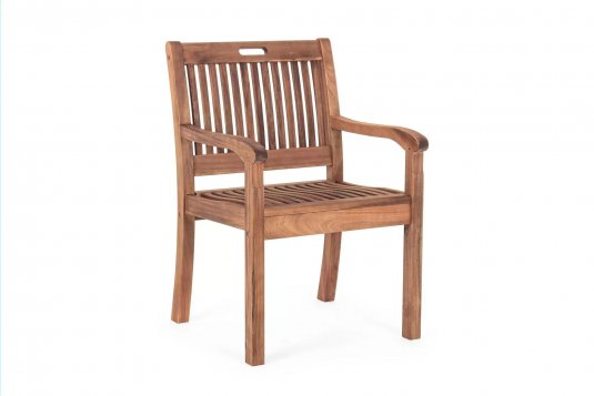 Fotel obiadowy z drewna akacji NOEMI bizzotto