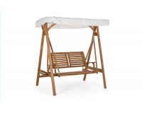 Huśtawka ogrodowa z drewna akacji NOEMI bizzotto