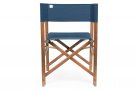 Skłądane krzesło reżyserskie z drewna akacji NOEMI bizzotto siedzenie NIEBIESKIE