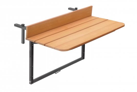 Skłądany stolik na barierkę balkonową LOOK szreokość 80 lub 120 cm