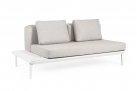 Biała sofa podwójna modułowa nowoczesna na taras MATRIX bizzotto