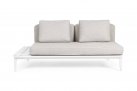 Biała sofa podwójna modułowa nowoczesna na taras MATRIX bizzotto
