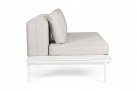 Biała sofa podwójna modułowa nowoczesna na taras MATRIX bizzotto