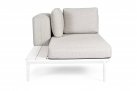 Biała sofa podwójna modułowa nowoczesna na taras MATRIX bizzotto