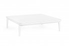 Biały stolik kwadratowy nowoczesny na taras MATRIX bizzotto