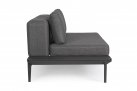 Szara sofa podwójna modułowa nowoczesna na taras MATRIX bizzotto