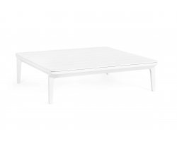 Biały stolik kwadratowy nowoczesny na taras MATRIX bizzotto
