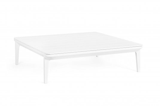 Biały stolik kwadratowy nowoczesny na taras MATRIX bizzotto