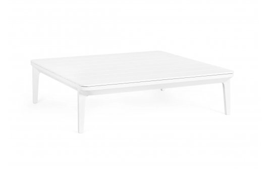 Biały stolik kwadratowy nowoczesny na taras MATRIX bizzotto