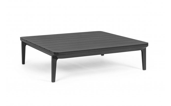 Szary stolik kwadratowy nowoczesny na taras MATRIX bizzotto