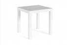 Biały stolik boczny na taras z aluminium KLEDI bizzotto