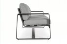 Sofa wypoczynkowa szara z aluminium do ogrodu MERRIGAN bizzotto