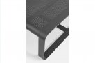 Stolik kawowy aluminiowy szary z kolekcji MERIGGAN bizzotto