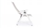Fotel pozycyjny aluminiowy ogrodowy biały CRUISE bizzotto