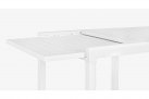 Rozkładany stół ogrodowy aluminiowy biały 83-166 PELAGIUS bizzotto