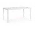 Biały aluminiowy stół ogrodowy HILDE bizzotto