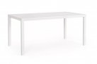 Biały aluminiowy stół ogrodowy HILDE bizzotto