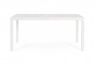 Biały aluminiowy stół ogrodowy HILDE bizzotto