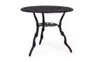Klasyczny stół z odlewanego aluminium ciemnoszare VICTORIA bizzotto
