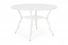 Okrągły stół aluminiowy odlewany śr. 110 cm biały
