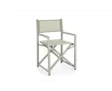 Jasnozielony składany fotel ogrodowy reżyserski aluminiowy TAYLOR bizzotto